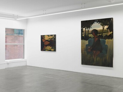 Megan Gabrielle Harris, All things held between, exhibition view. Courtesy of Anat Ebgi