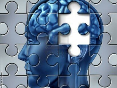 El cerebro humano descompuesto en piezas