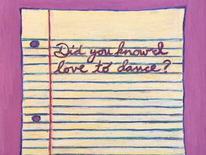 Elisa H. Hamilton, Did you know I love to dance? (detail), 2025. Courtesy of Gallery Naga