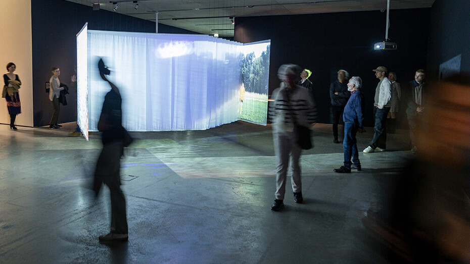 Secret outlines, exhibition view. Courtesy of Museum der Moderne