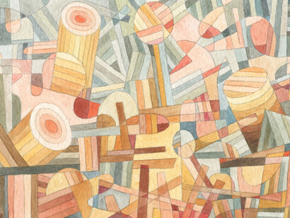 Oh mother!, watercolour, 16 × 12 cm, Mark Weighton, 2022