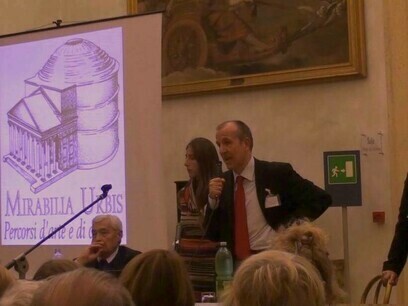 Alberto Tagliaferri, Silvia De Angelis, e Simona Fanini ad una presentazione, 2012 
