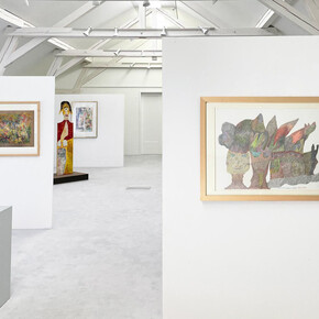 Ursula und Bernard Schultze, Panta rhei (Alles fliesst), ausstellungsansicht. Mit freundlicher genehmigung von Galerie Henze & Ketterer