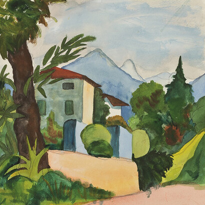 Hermann Hesse, Ohne Titel, 1928 Acquarello su carta © Hermann Hesse-Editionsarchiv, Offenbach am Main