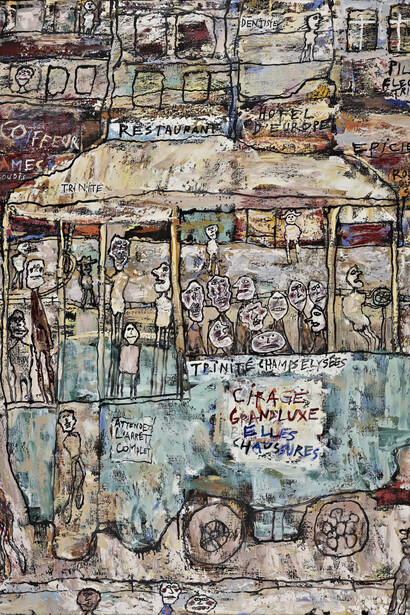 Trinité-Champs-Élysées, serie Paris Circus, 1961 Fondation Gandur pour l'Art, Genéve