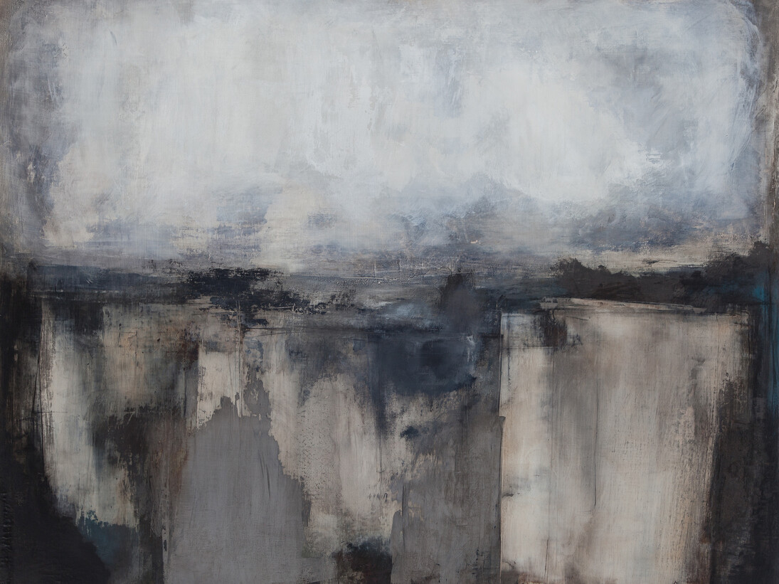 Ken Browne, Midday clouds, 60 x 80 cm