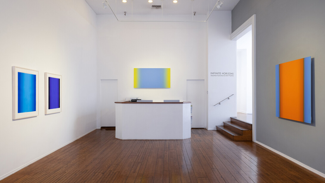 Heather Hutchison and Ruth Pastine, Infinite horizons, exhibition view. Courtesy of Louis Stern Fine Arts