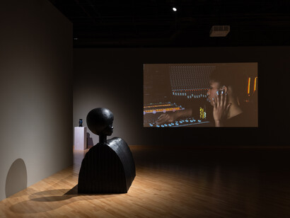 Simone Leigh, exhibition view. Courtesy of the California African American Museum