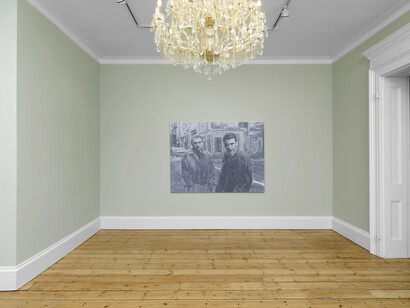 Yan Pei-Ming, Wanted, exhibition view. Courtesy of Massimo De Carlo Gallery