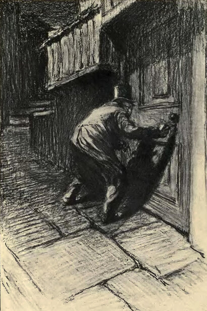 Illustration by Charles Raymond Macauley for the 1904 New York edition of The Strange Case of Dr. Jekyll and Mr. Hyde by Robert Louis Stevenson, published by Scott-Thaw