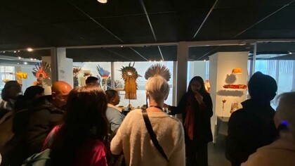 Museo Etnologico, Anima Mundi, lo scorso febbraio si è svolta una visita importante con un gruppo di richiedenti asilo e rifugiati accompagnati da alcuni volontari del Centro Astalli, che si occupano di formazione linguistica in un’ottica più generale d’integrazione