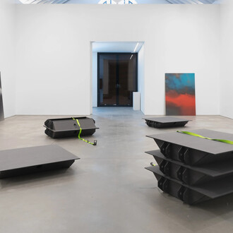 Karlos Gil, Final fantasy, vista da exposição. Cortesia da Galeria Francisco Fino