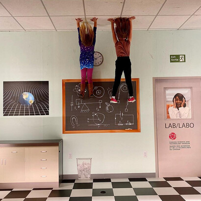 Crazy kitchen, exhibition view. Courtesy of Ingenium. The Canada Science and Technology Museum