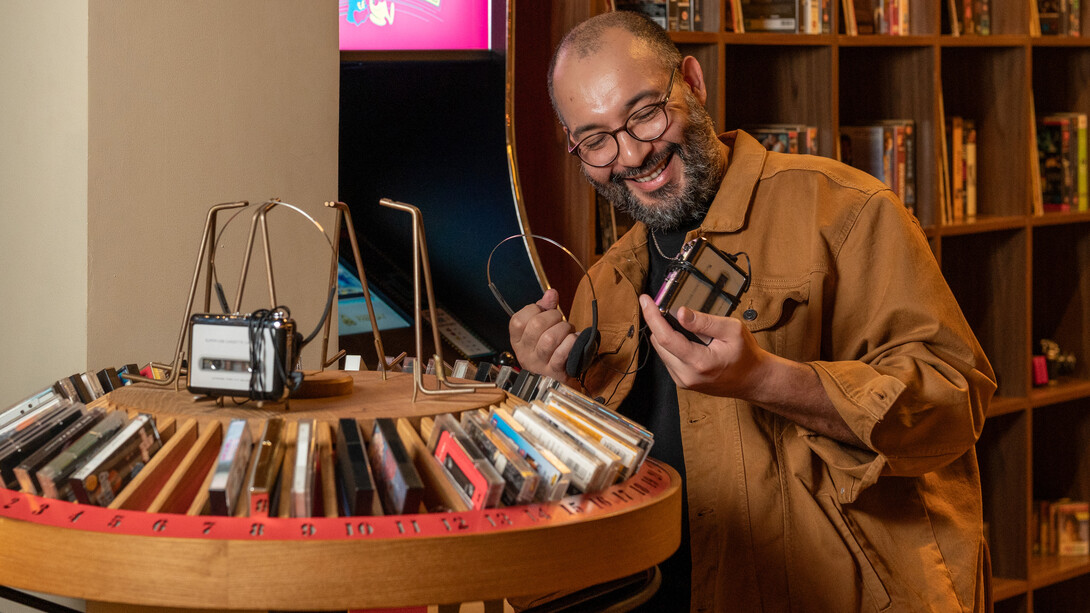 Portrait of Youness Siraj Mounir. Courtesy of World Art Dubai