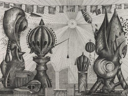 Invented Worlds of Valton Tyler. Courtesy of Amon Carter Museum of American Art