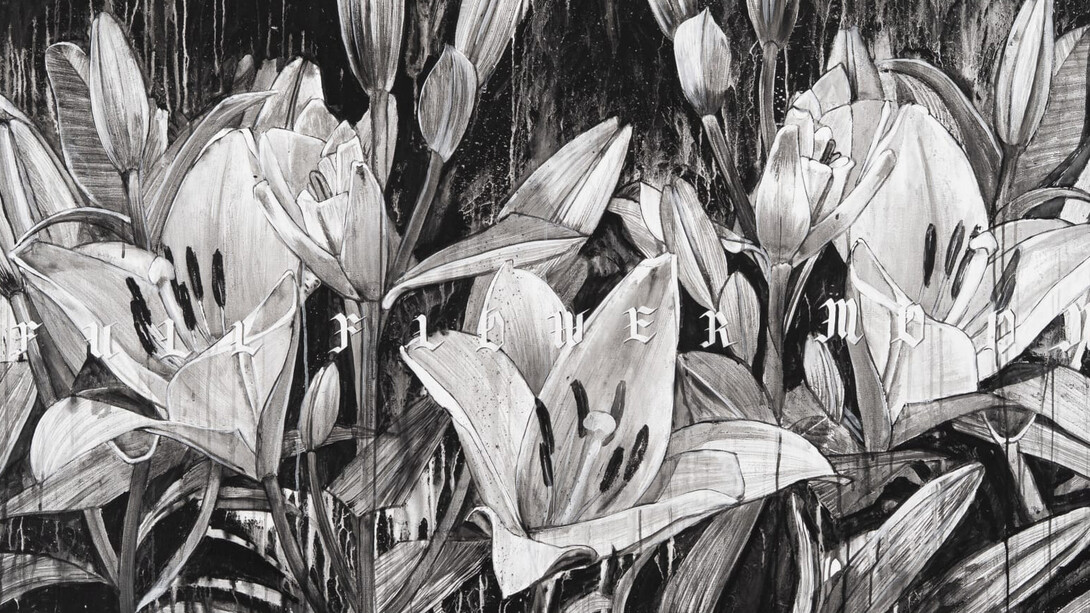 Hiroyasu Tsuri, Full flower moon (detail), 2025. Courtesy of Backwoods Gallery