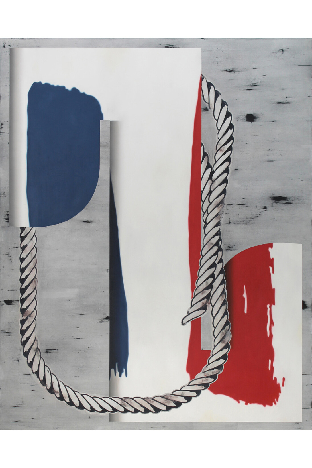 Anne Neukamp, Braid, 2014, Oil, acrylic on tempera on canvas