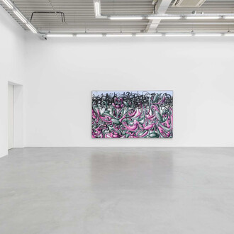 Kenny Scharf, Jungle jungle jungle, vue de l'exposition. Avec l'aimable autorisation d'Almine Rech