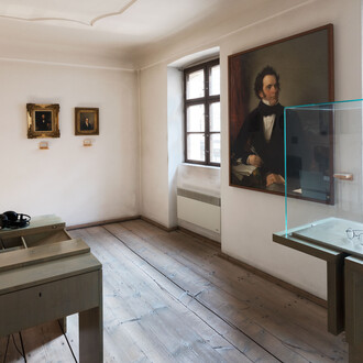 Schubert Geburtshaus, ausstellungsansicht. Mit freundlicher genehmigung des Musa Museums