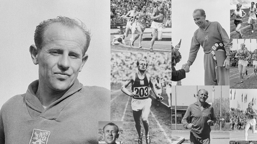 Emil Zátopek's relentless grit, kindness, and chaos rewrote what it means to win