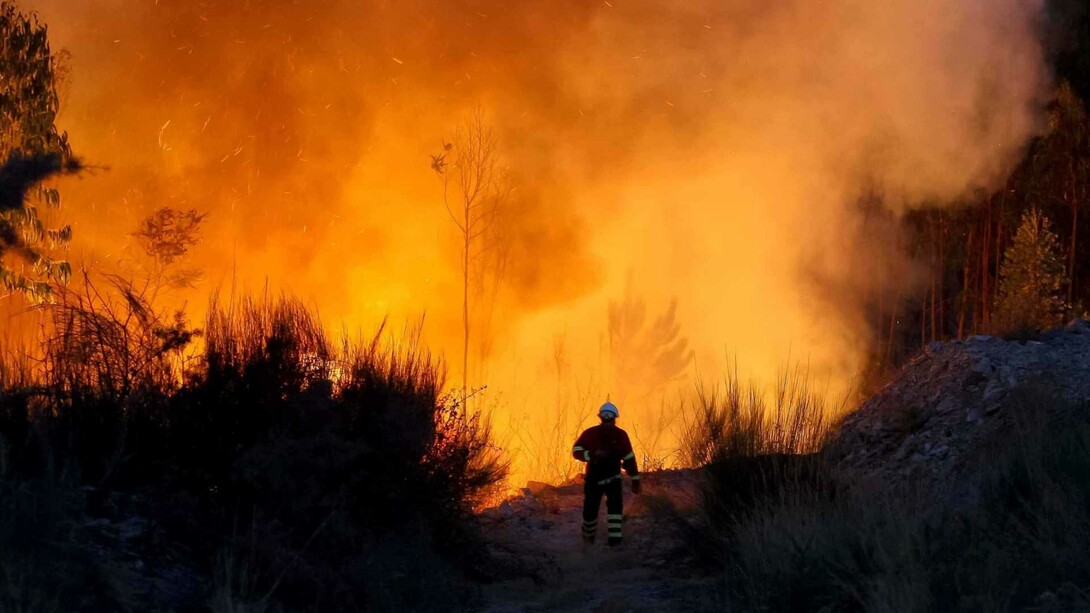 23 July 2018, wildfire in Attica