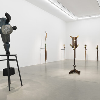 Francesco Simeti, Tutti giù per terra, exhibition view. Courtesy of Francesca Minini