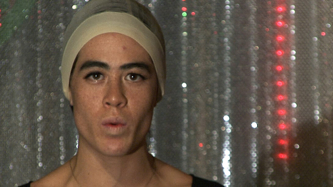 Wu Tsang, Shape of a Right Statement, 2008. Film still, HD video, color, sound, 5:15 minutes.
Courtesy the artist, Clifton Benevento (New York), Michael Benevento (Los Angeles), Isabella Bortolozzi (Berlin)
