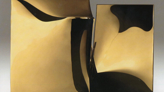 Agostino Bonalumi, Bronzo, 1967-2006, fusione in bronzo, 61,5 x 93 x 63 cm