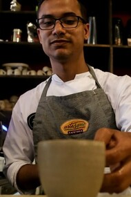 Bartender of the Café Artesano
