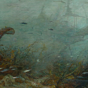 William Lionel Wyllie, Davy Jones's locker. Courtesy of National Maritime Museum