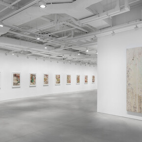 Mark Bradford, Exotica, exhibition view. Courtesy of Hauser & Wirth