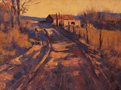 Lorenzo Chavez, A Fragile Beauty (detail), 2024,
Oil,
12 x 16 in (30.48 x 40.64 cm). Courtesy of the artist and Abend Gallery