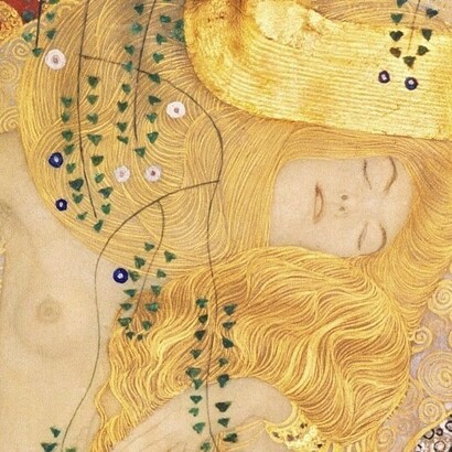 „Wasserschlangen I“ - Ausschnitt (1904-1907), G. Klimt
