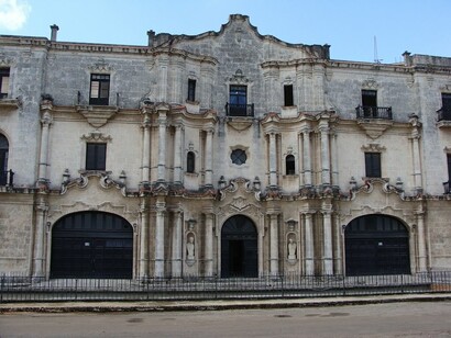 La Habana. Fachada del seminario de San Carlos y San Ambrosio