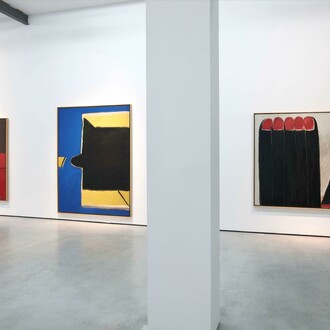 José Guerrero, Exhibition view. Courtesy of Galería Cayón