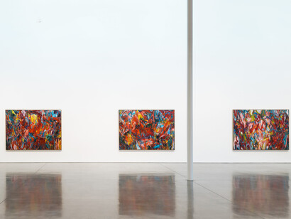 Sabine Moritz, Frost, exhibition view. Courtesy of Gagosian 