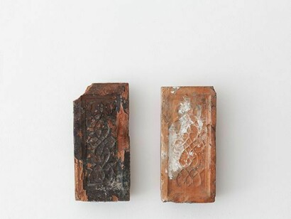 Olivier Kosta-Théfaine, Collection 1 (herbier), 2013, found object (brick), 23 x 11 cm