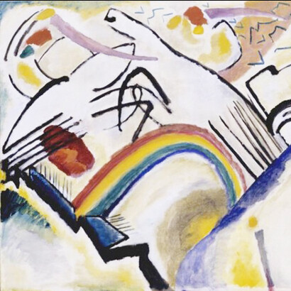 Wassily Kandinsky, Cossacks, 1910, detail