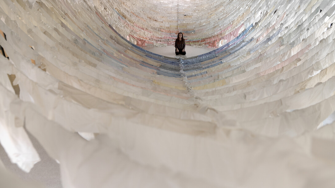 Kaarina Kaikkonen, Are We Still Going On?, 2012, Collezione Maramotti, Reggio Emilia, installation view, Ph. Dario Lasagni