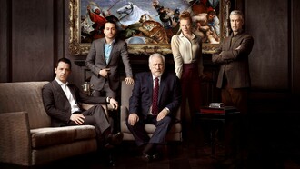 The main cast members of the award-winning HBO show Succession