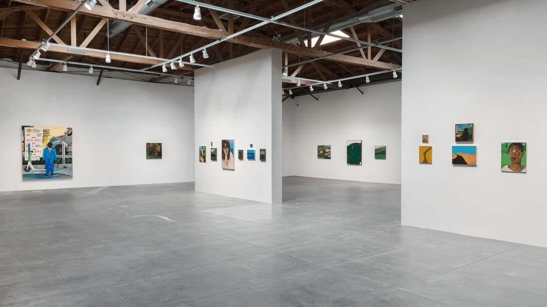 James Jarvaise and Henry Taylor, Sometimes a straight line has to be crooked, exhibition view. Courtesy of Hauser & Wirth Gallery