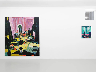 Willem Andersson, In the lee of land, exhibition view. Courtesy of Belenius