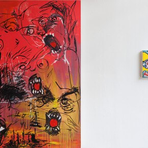 Installation View, Todd Colby & Marianne Vitale, Take This Feeling of Doom and Do a Little Dance with It, 2024. Courtesy of Picture Room Gallery