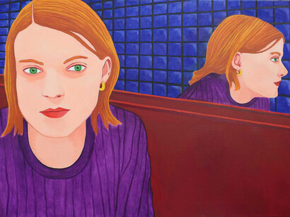 Ramona Projer, Spiegelung, 2025. Courtesy of 532 Gallery 