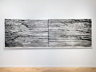 Richard Long. The Spike Island Tapes, exhibition view. Courtesy of Jonathan Novak Contemporary Art