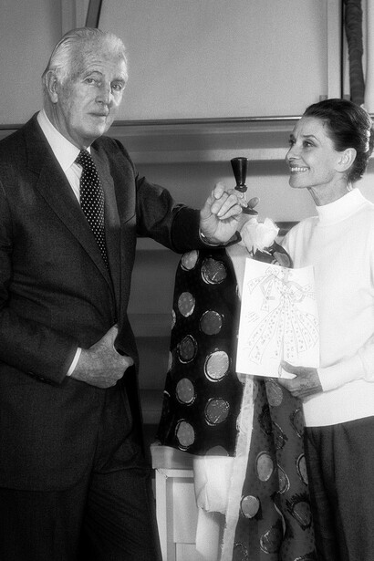 Hubert de Givenchy e Audrey Hepburn