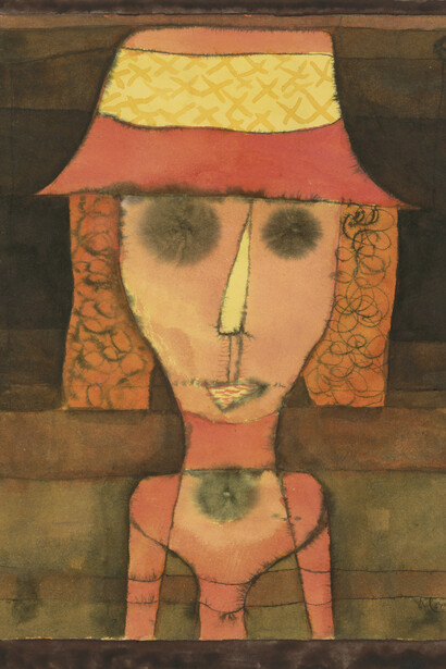 Paul Klee, La señora R. viajando por el sur, 1924. Cortesía del Museo Nacional Thyssen-Bornemisza