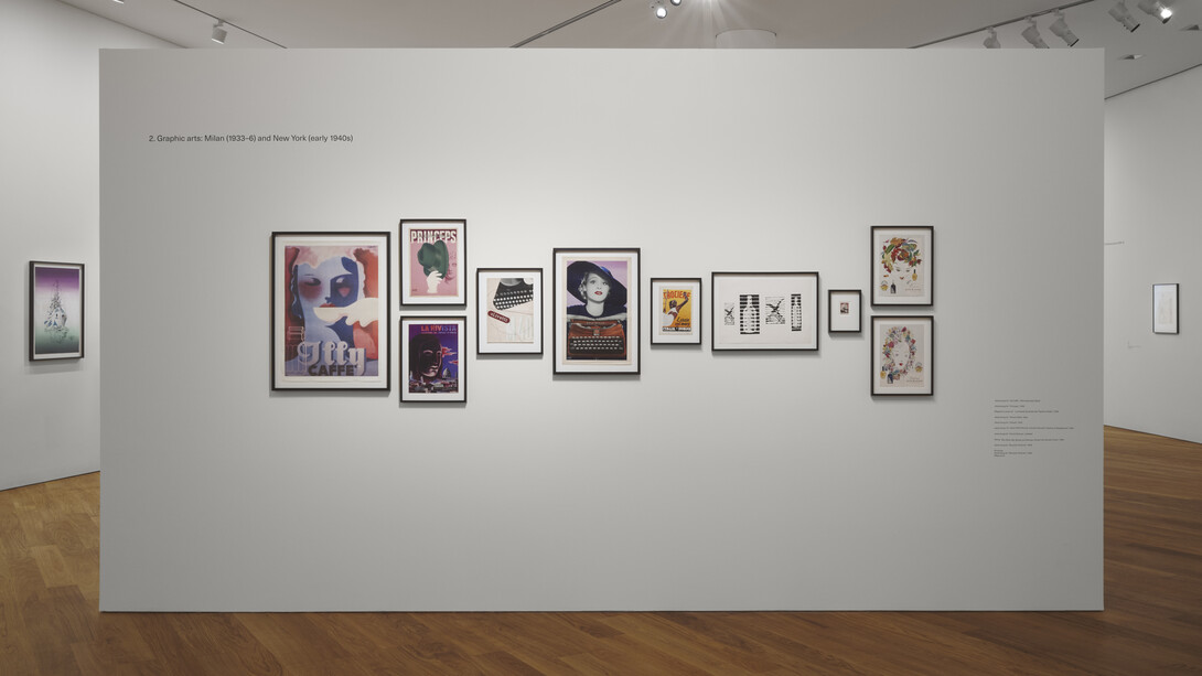 Xanti Schawinsky, Play, life, illusion, a retrospective, vue d'exposition. Avec l'aimable autorisation de Mudam Luxembourg