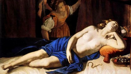 Artemisia Gentileschi *Cleopatra* (1635)