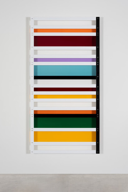 Liam Gillick, Acceptance screen, 2014. Courtesy of Kerlin Gallery